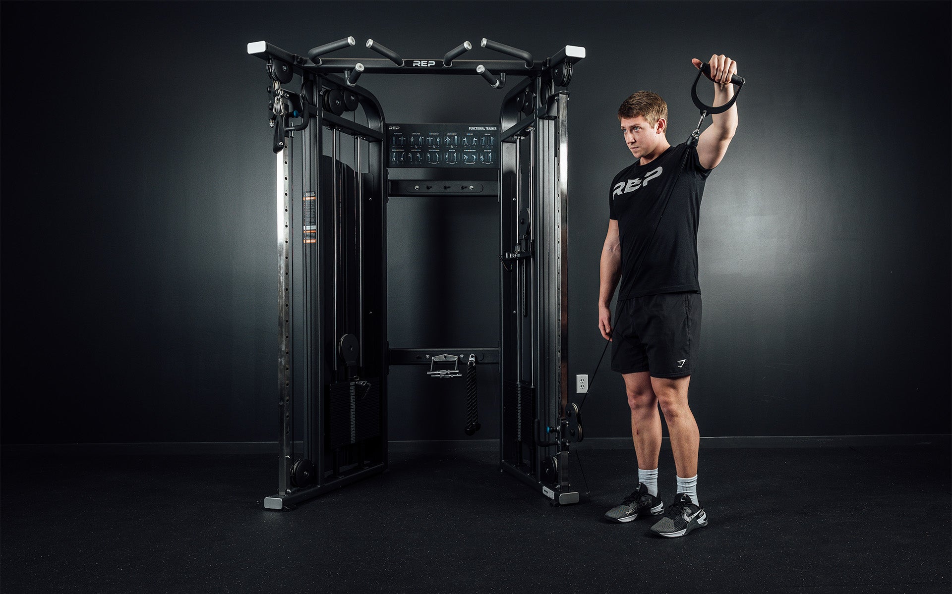 FT-5000 2.0 Functional Trainer (In Use - Single Arm Side Raise)