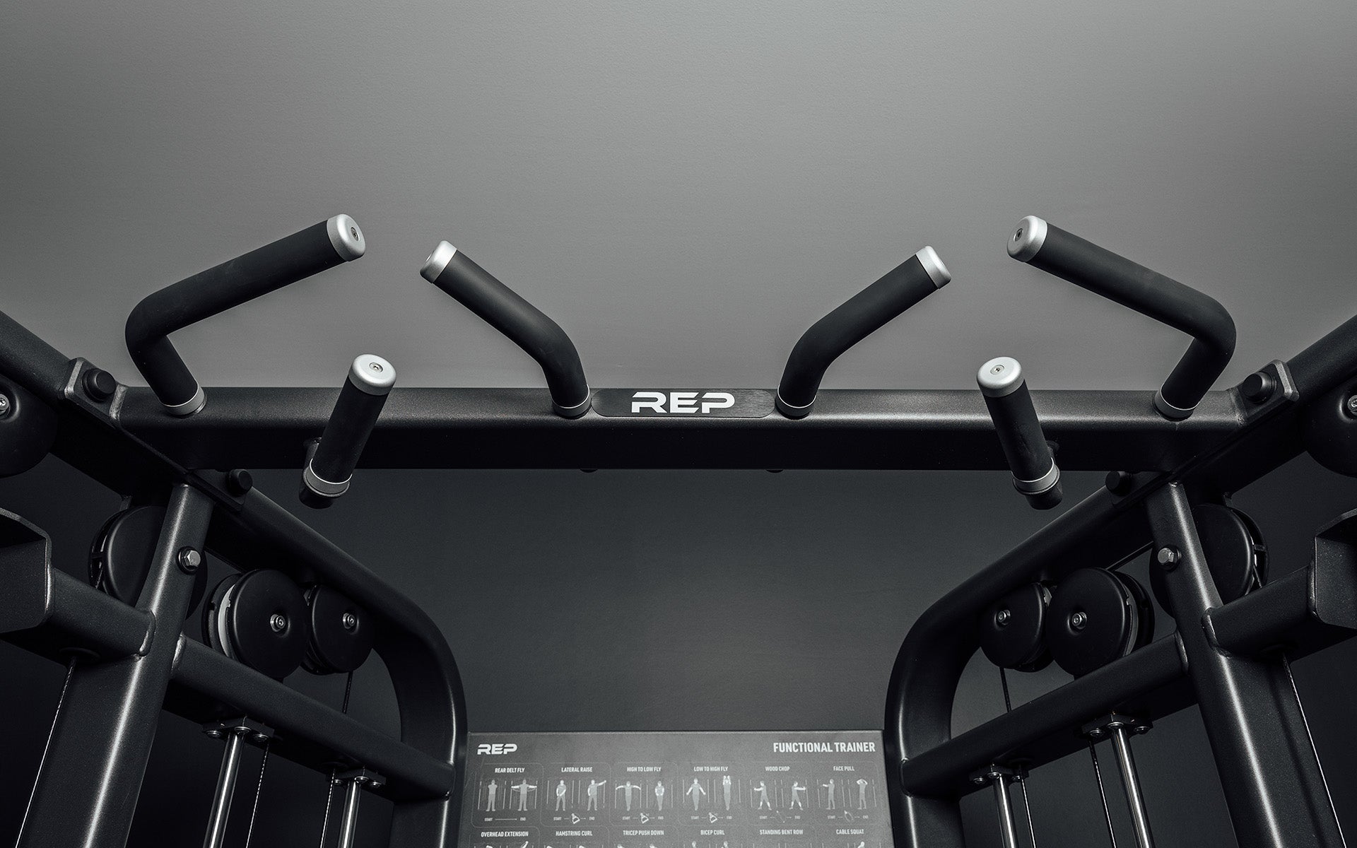 FT-5000 2.0 Functional Trainer Close Up of Multi-Grip Pull-up Bars