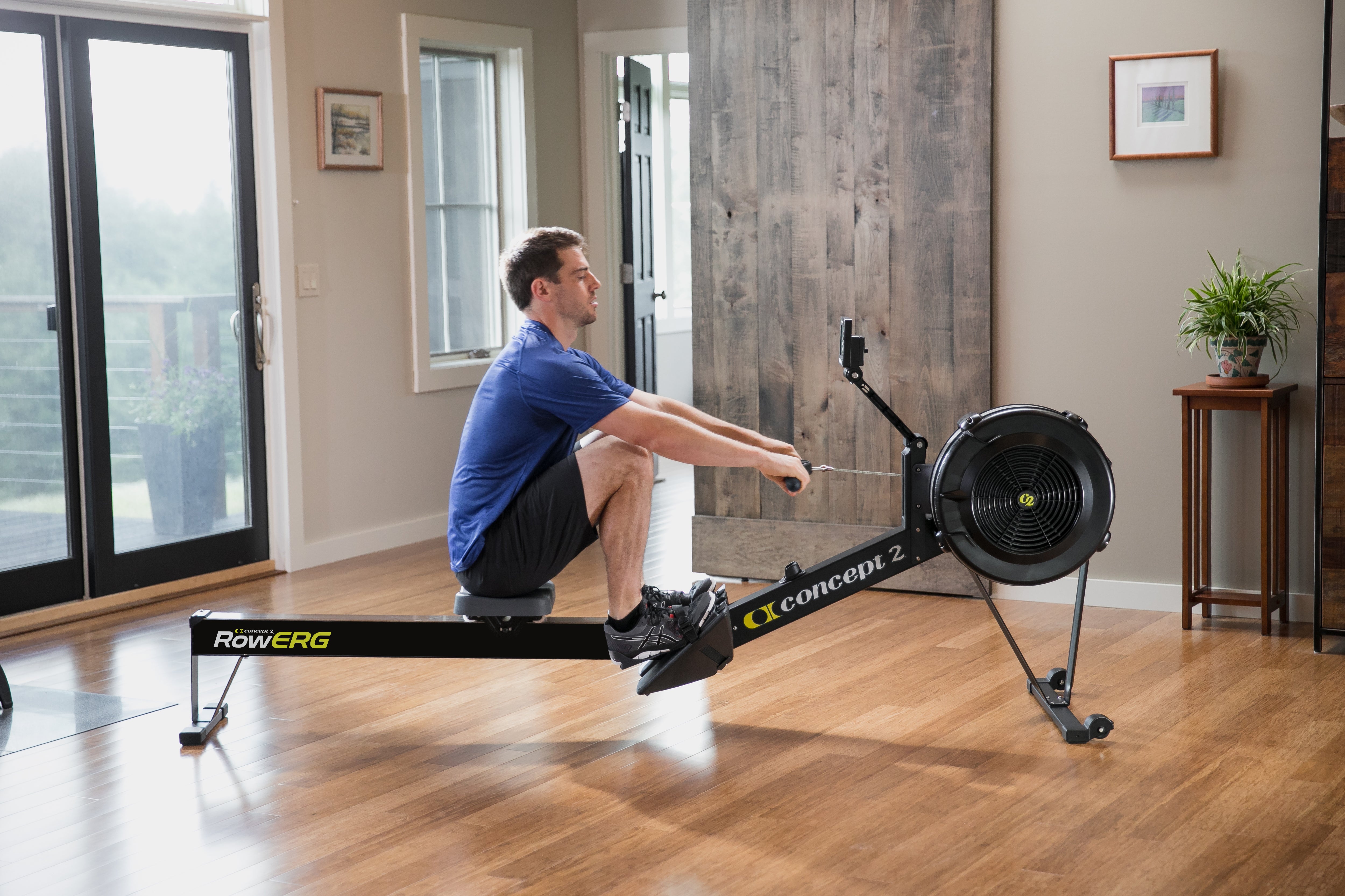 Concept2 Row Erg In Use