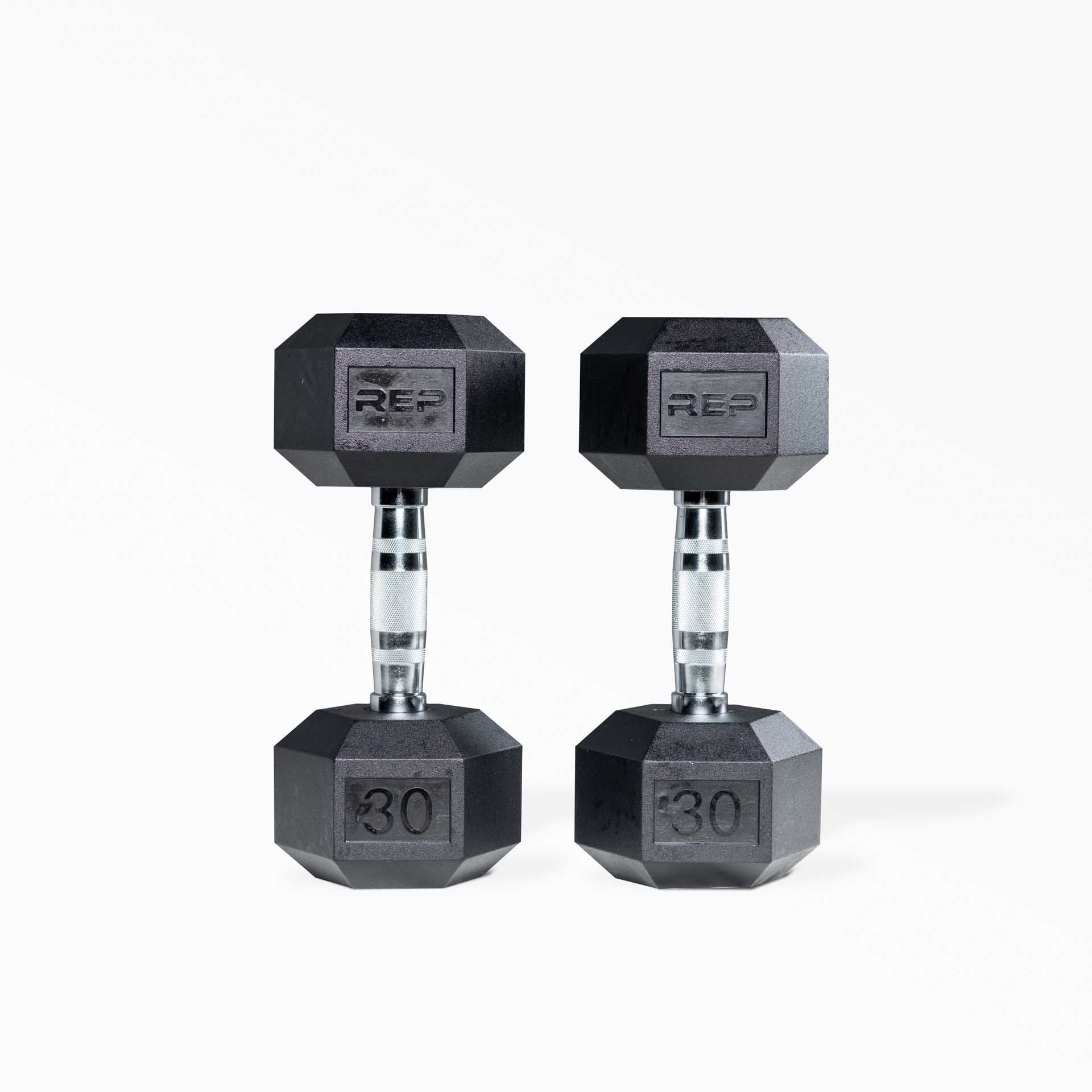 30lb Ergo Hex Dumbbell Pair