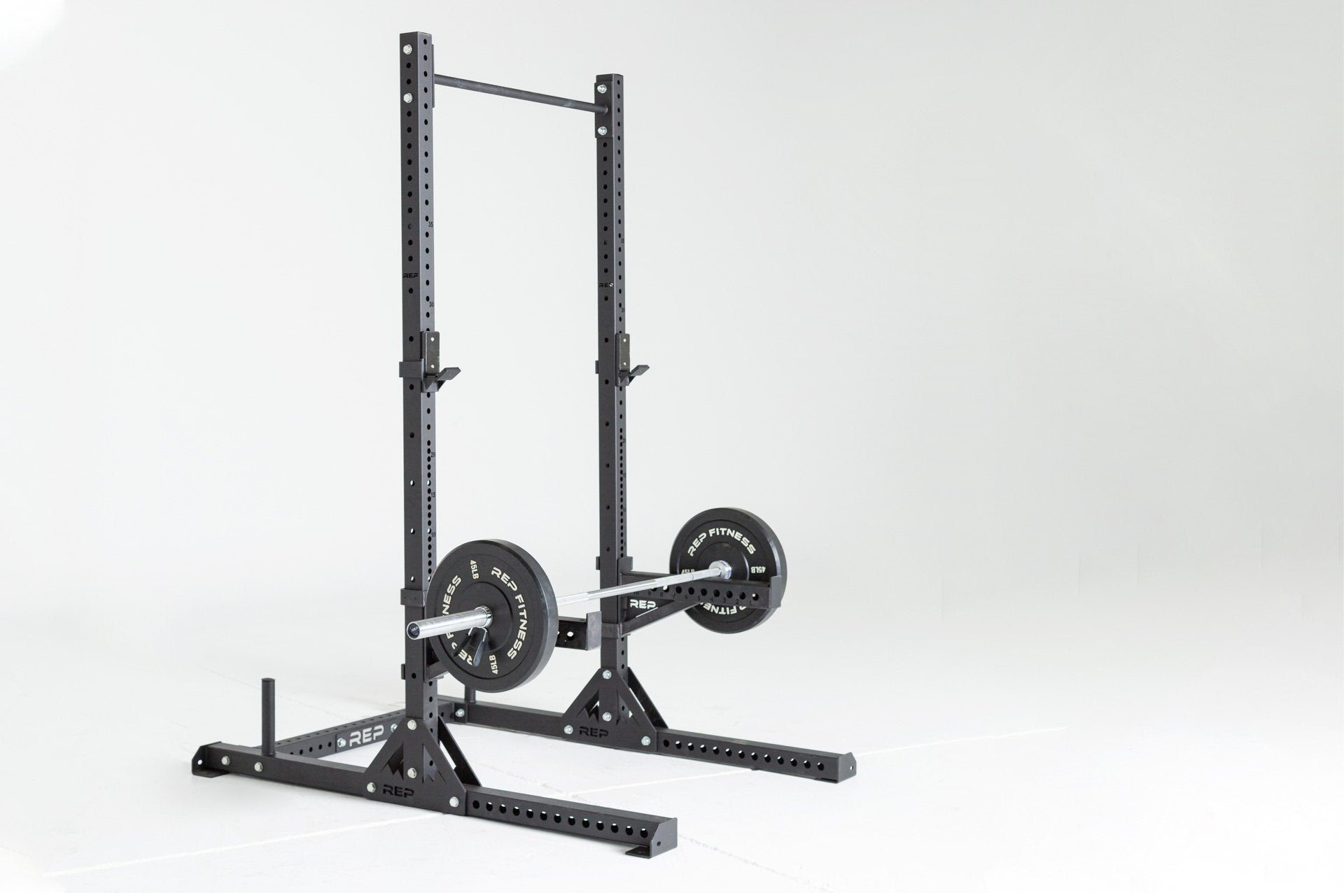 SR-4000 Squat Rack Shown With Spotter Arms 