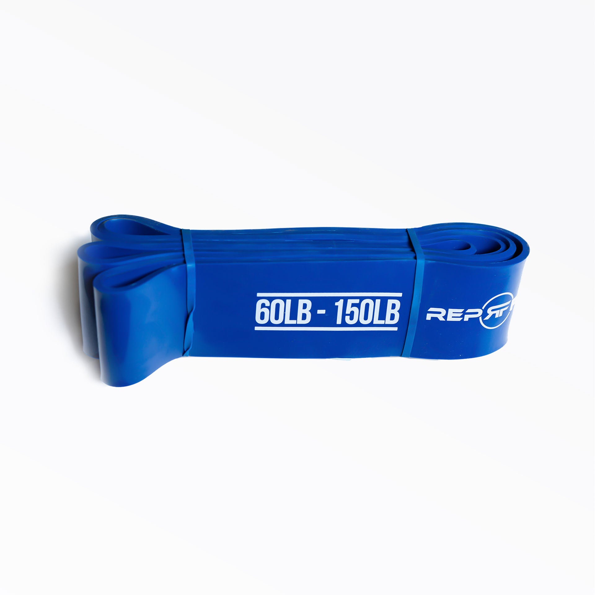 Blue heavy resistance REP pull-up band.