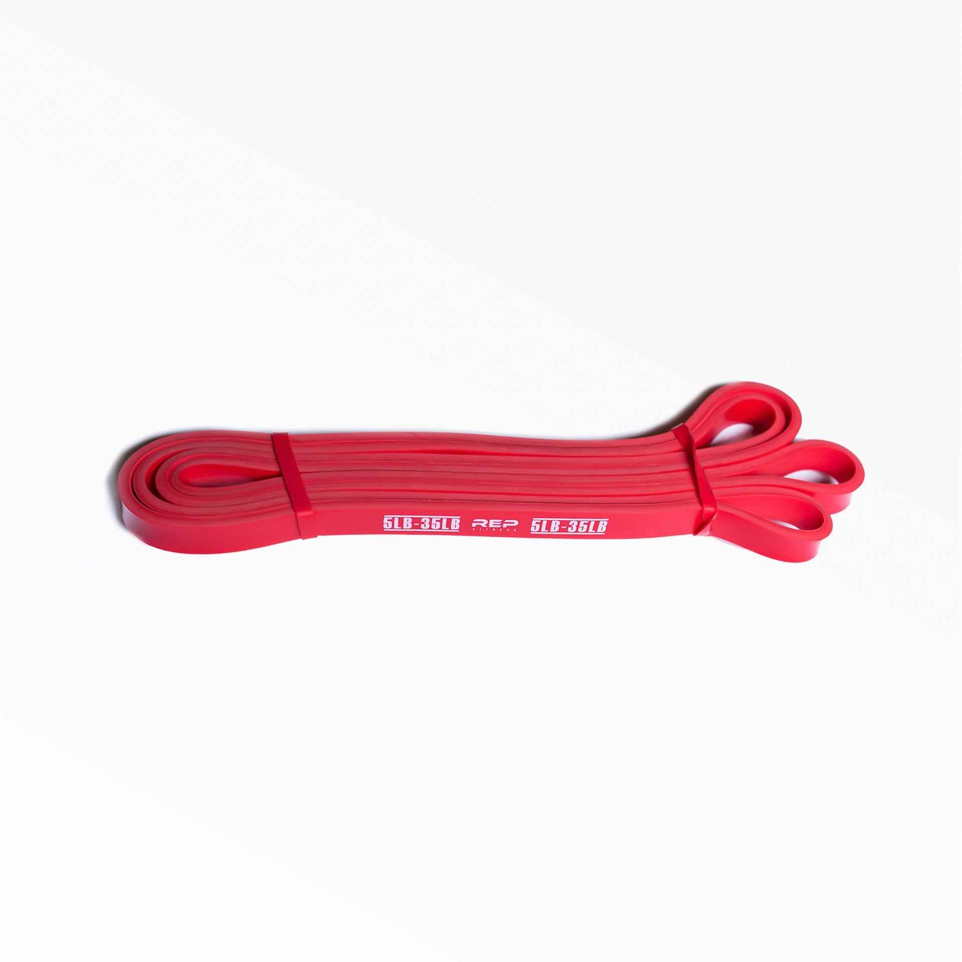 Red xx-light resistance REP pull-up band.