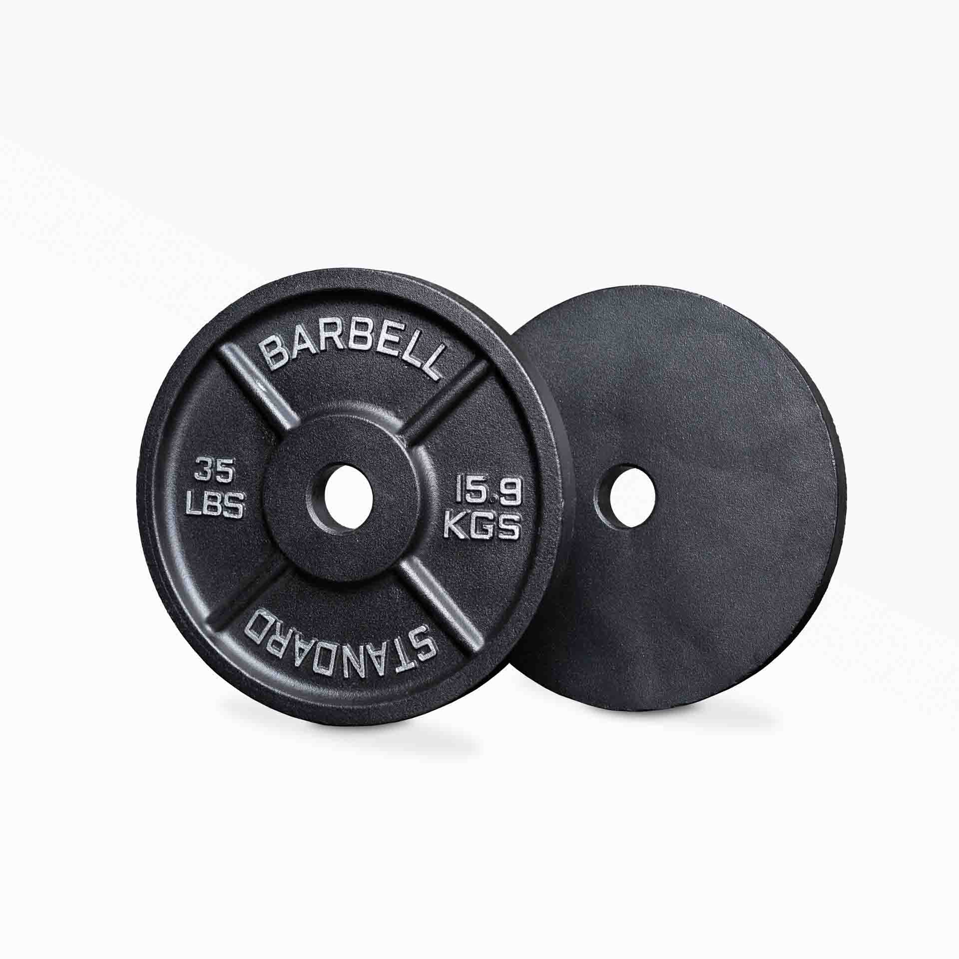 35lb Old School Iron Plate Pair